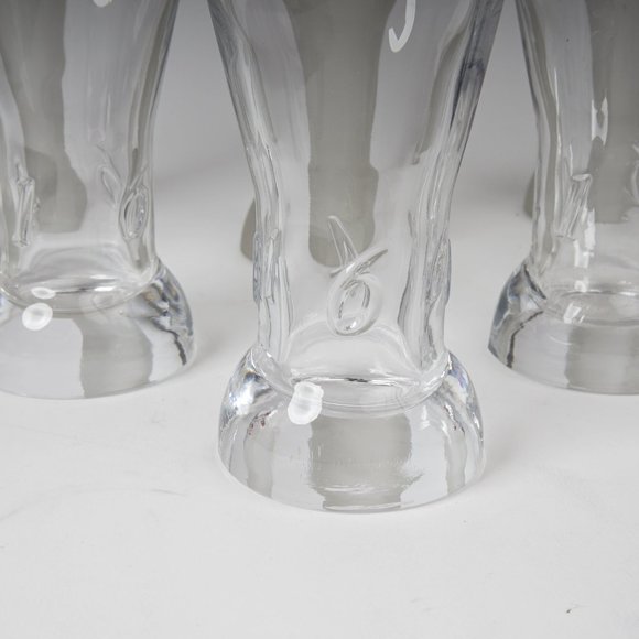 Kronenbourg Embossed 1664 Pint Glasses, Clear and Frosted (Set of 10) - Picture 6 of 7